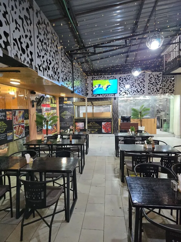 Restaurant seating area